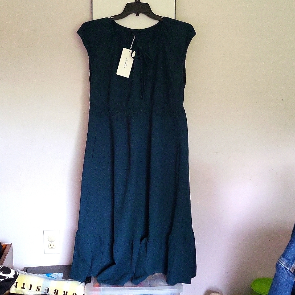Teal Bloomchic dress